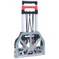 vidaXL Carrello per Scale Pieghevole 70 kg in Alluminio Argento vidaXL Carrello per Scale Pieghevole 70 kg in Alluminio Argento