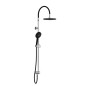 SCHÜTTE Set Soffione Doccia MATAO RAIN Cromato-Nero Opaco SCHÜTTE Set Soffione Doccia MATAO RAIN Cromato-Nero Opaco