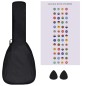 vidaXL Set Ukulele Soprano con Borsa per Bambini Nera 23" vidaXL Set Ukulele Soprano con Borsa per Bambini Nera 23"
