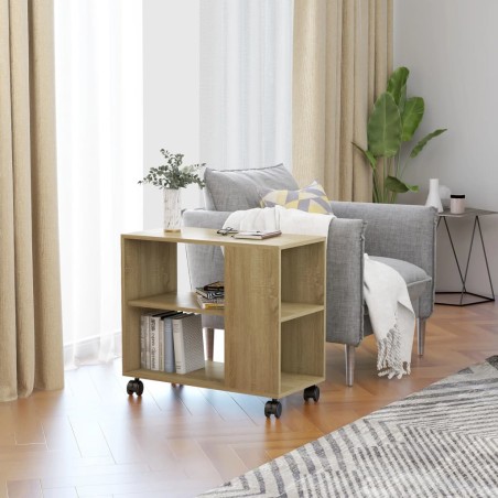 vidaXL Tavolino da Salotto Rovere Sonoma 70x35x55 cm Legno Multistrato