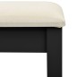 vidaXL Tavolo da Trucco con Sgabello Nero 65x36x128 cm Paulownia e MDF vidaXL Tavolo da Trucco con Sgabello Nero 65x36x128 cm Paulownia e MDF