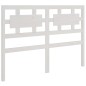 Testiera per Letto Bianca 165,5x4x100 cm Legno Massello di Pino Testiera per Letto Bianca 165,5x4x100 cm Legno Massello di Pino