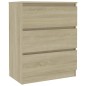 vidaXL Credenza Rovere Sonoma 60x35x76 cm in Legno Multistrato vidaXL Credenza Rovere Sonoma 60x35x76 cm in Legno Multistrato