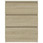vidaXL Credenza Rovere Sonoma 60x35x76 cm in Legno Multistrato vidaXL Credenza Rovere Sonoma 60x35x76 cm in Legno Multistrato
