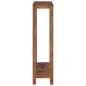 vidaXL Piedistalli per Piante 2 pz 25x25x100 cm Legno Massello di Teak