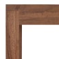 vidaXL Piedistalli per Piante 2 pz 25x25x100 cm Legno Massello di Teak