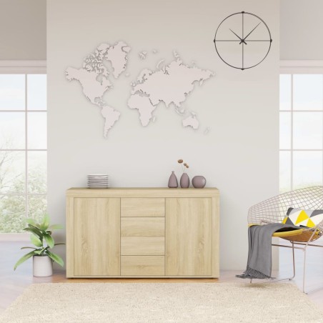 vidaXL Credenza Rovere Sonoma 120x36x69 cm in Truciolato