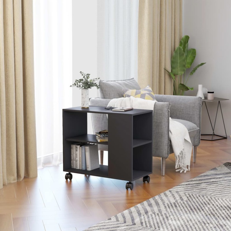 vidaXL Tavolino da Salotto Grigio 70x35x55 cm in Legno Multistrato vidaXL Tavolino da Salotto Grigio 70x35x55 cm in Legno Multistrato