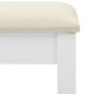 vidaXL Tavolo da Trucco e Sgabello Bianco 65x36x128 cm Paulownia e MDF vidaXL Tavolo da Trucco e Sgabello Bianco 65x36x128 cm Paulownia e MDF