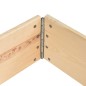 vidaXL Collare per Pallet 50x150 cm in Legno Massello di Pino vidaXL Collare per Pallet 50x150 cm in Legno Massello di Pino