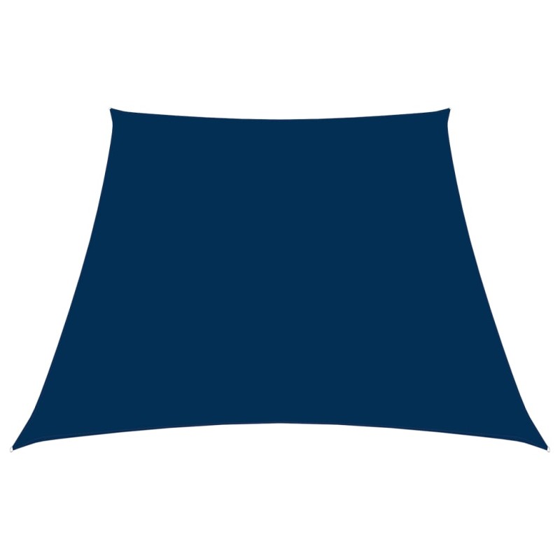 Parasole a Vela in Tela Oxford a Trapezio 3/5x4 m Blu Parasole a Vela in Tela Oxford a Trapezio 3/5x4 m Blu