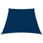Parasole a Vela in Tela Oxford a Trapezio 3/5x4 m Blu Parasole a Vela in Tela Oxford a Trapezio 3/5x4 m Blu
