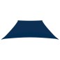 Parasole a Vela in Tela Oxford a Trapezio 3/5x4 m Blu Parasole a Vela in Tela Oxford a Trapezio 3/5x4 m Blu