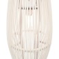 vidaXL Lampadario da Soffitto Bianco in Salice 40 W 27x68 cm Ovale E27 vidaXL Lampadario da Soffitto Bianco in Salice 40 W 27x68 cm Ovale E27