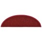 vidaXL Tappetini per Scale 15 pz Rosso Bordò 56x17x3 cm vidaXL Tappetini per Scale 15 pz Rosso Bordò 56x17x3 cm