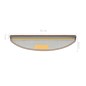 vidaXL Tappetini per Scale 15 pz Marrone Chiaro 65x24x4 cm