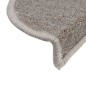 vidaXL Tappetini per Scale 15 pz Grigio Talpa 65x24x4 cm vidaXL Tappetini per Scale 15 pz Grigio Talpa 65x24x4 cm