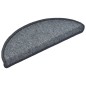 vidaXL Tappetini per Scale 15 pz Grigio Scuro 65x24x4 cm vidaXL Tappetini per Scale 15 pz Grigio Scuro 65x24x4 cm