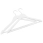 vidaXL Set Appendiabiti 50 pz Antiscivolo Bianchi in Legno Massello vidaXL Set Appendiabiti 50 pz Antiscivolo Bianchi in Legno Massello