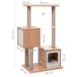 vidaXL Albero per Gatti con Tappeto Tiragraffi in Sisal 104 cm vidaXL Albero per Gatti con Tappeto Tiragraffi in Sisal 104 cm