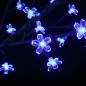 vidaXL Albero di Natale 1200 LED Blu Ciliegio in Fiore 400 cm vidaXL Albero di Natale 1200 LED Blu Ciliegio in Fiore 400 cm