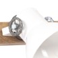 vidaXL Lampada da Parete Stile Industriale Bianca 90x25 cm E27