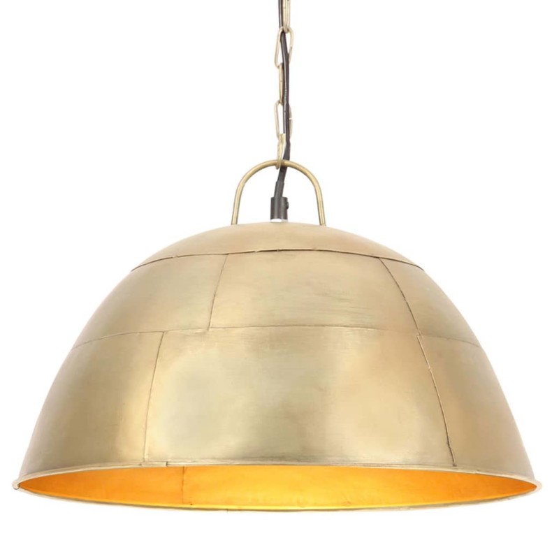 vidaXL Lampada Industriale Vintage 25 W Ottone Rotonda 41 cm E27 vidaXL Lampada Industriale Vintage 25 W Ottone Rotonda 41 cm E27