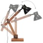 vidaXL Lampada da Scrivania Industriale Nera Rotonda 58x18x90 cm E27 vidaXL Lampada da Scrivania Industriale Nera Rotonda 58x18x90 cm E27