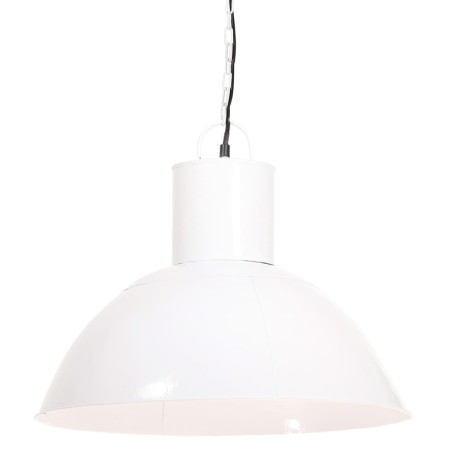 vidaXL Lampada a Sospensione 25 W Bianca Rotonda 48 cm E27