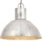 vidaXL Lampada a Sospensione 25 W Argento Rotonda 48 cm E27 vidaXL Lampada a Sospensione 25 W Argento Rotonda 48 cm E27