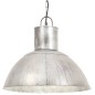 vidaXL Lampada a Sospensione 25 W Argento Rotonda 48 cm E27 vidaXL Lampada a Sospensione 25 W Argento Rotonda 48 cm E27