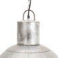 vidaXL Lampada a Sospensione 25 W Argento Rotonda 48 cm E27 vidaXL Lampada a Sospensione 25 W Argento Rotonda 48 cm E27