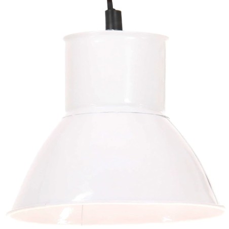 vidaXL Lampada a Sospensione 25 W Bianca Rotonda 17 cm E27