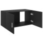 vidaXL Armadietto da Parete Nero 80x39x40 cm in Legno Multistrato vidaXL Armadietto da Parete Nero 80x39x40 cm in Legno Multistrato