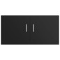 vidaXL Armadietto da Parete Nero 80x39x40 cm in Legno Multistrato vidaXL Armadietto da Parete Nero 80x39x40 cm in Legno Multistrato
