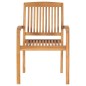 Sedie da Giardino 2 pz con Cuscini Blu Reale in Massello Teak Sedie da Giardino 2 pz con Cuscini Blu Reale in Massello Teak