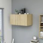 vidaXL Armadietto da Parete Rovere Sonoma 80x39x40 cm in Truciolato vidaXL Armadietto da Parete Rovere Sonoma 80x39x40 cm in Truciolato