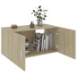 vidaXL Armadietto da Parete Rovere Sonoma 80x39x40 cm in Truciolato vidaXL Armadietto da Parete Rovere Sonoma 80x39x40 cm in Truciolato