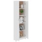 vidaXL Armadio per Ingresso Bianco 55x25x189 cm in Legno Multistrato vidaXL Armadio per Ingresso Bianco 55x25x189 cm in Legno Multistrato