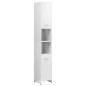 vidaXL Armadio da Bagno Bianco Lucido 30x30x183,5 cm in Truciolato vidaXL Armadio da Bagno Bianco Lucido 30x30x183,5 cm in Truciolato