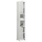 vidaXL Armadio da Bagno Bianco Lucido 30x30x183,5 cm in Truciolato vidaXL Armadio da Bagno Bianco Lucido 30x30x183,5 cm in Truciolato