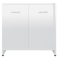 vidaXL Mobile da Bagno Bianco Lucido 60x33x61 cm in Legno Multistrato vidaXL Mobile da Bagno Bianco Lucido 60x33x61 cm in Legno Multistrato