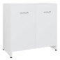 vidaXL Armadio da Bagno Bianco 60x33x61 cm in Legno Multistrato vidaXL Armadio da Bagno Bianco 60x33x61 cm in Legno Multistrato