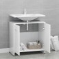 vidaXL Armadio da Bagno Bianco 60x33x61 cm in Legno Multistrato vidaXL Armadio da Bagno Bianco 60x33x61 cm in Legno Multistrato