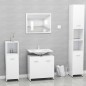 vidaXL Armadio da Bagno Bianco 60x33x61 cm in Legno Multistrato vidaXL Armadio da Bagno Bianco 60x33x61 cm in Legno Multistrato