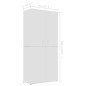 vidaXL Scarpiera Bianca 80x39x178 cm in Legno Multistrato