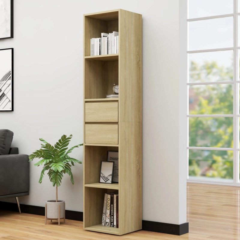 vidaXL Libreria Rovere Sonoma 36x30x171 cm in Truciolato vidaXL Libreria Rovere Sonoma 36x30x171 cm in Truciolato