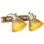 vidaXL Lampada da Parete in Stile Industriale Ottone 45x25 cm E27