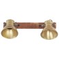vidaXL Lampada da Parete in Stile Industriale Ottone 45x25 cm E27