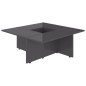 vidaXL Tavolino da Caffè Grigio Lucido 79,5x79,5x30 cm in Truciolato vidaXL Tavolino da Caffè Grigio Lucido 79,5x79,5x30 cm in Truciolato